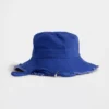 Bucket-hatt med frynser