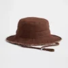 Bucket-hatt med frynser