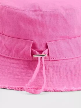 Bucket-hatt med frynser