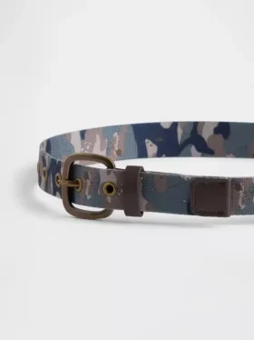 Camo-belte med vevd struktur for barn