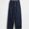 Camo Easy Baggy Jeans for children