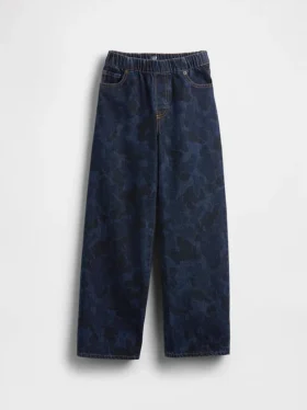 Camo Easy Baggy Jeans for children