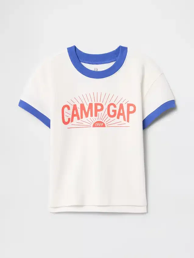 Camp GAP Ringer-T-skjorte for Baby og Småbarn