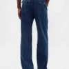 Canvas-jeans med løs passform