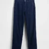 Canvas-jeans med løs passform