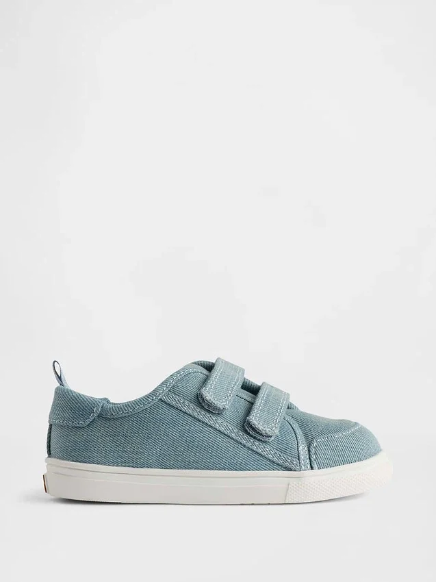 Canvas-jeanssneakers for småbarn
