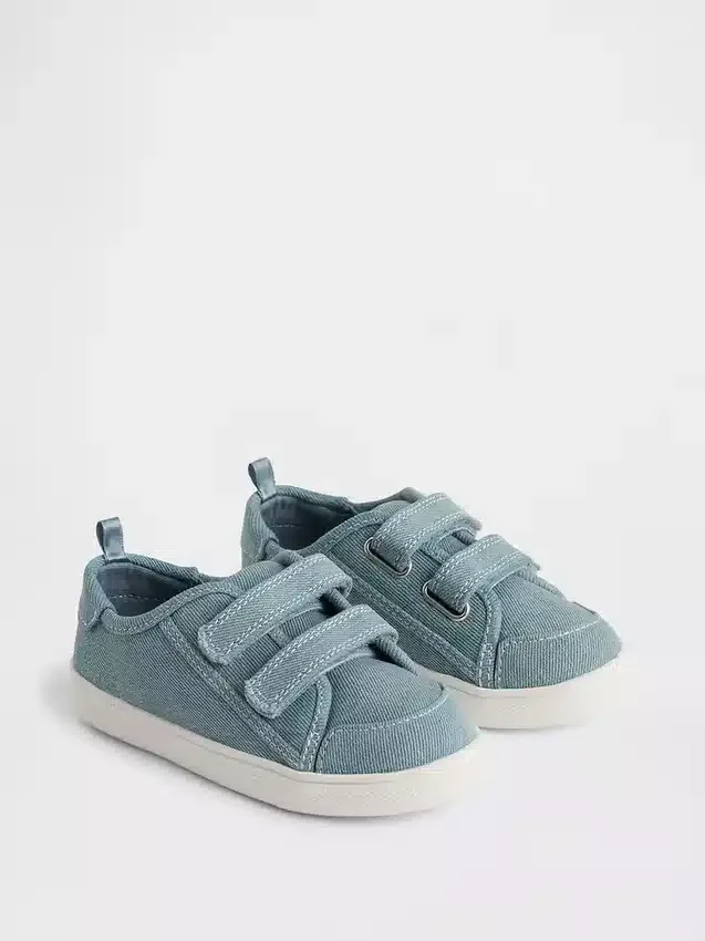 Canvas-jeanssneakers for småbarn