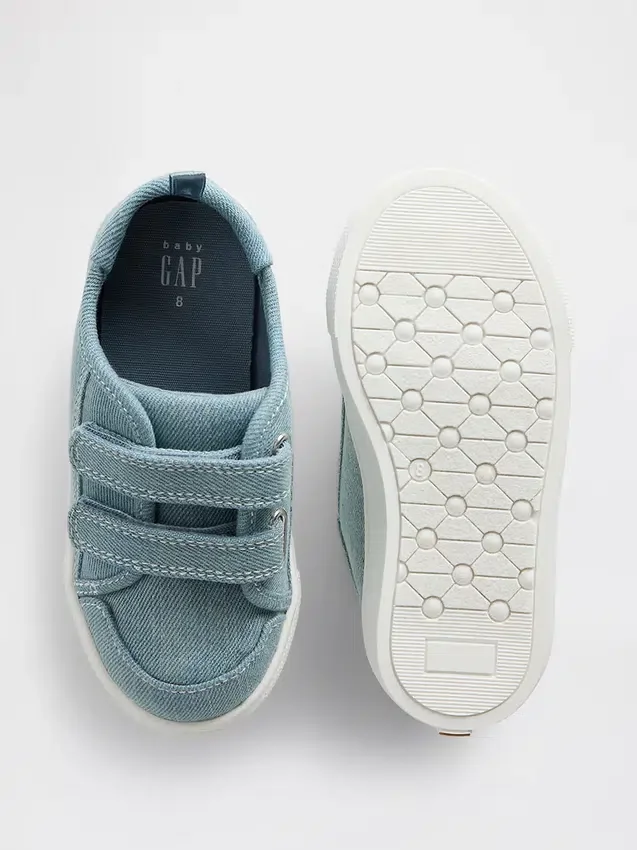 Canvas-jeanssneakers for småbarn