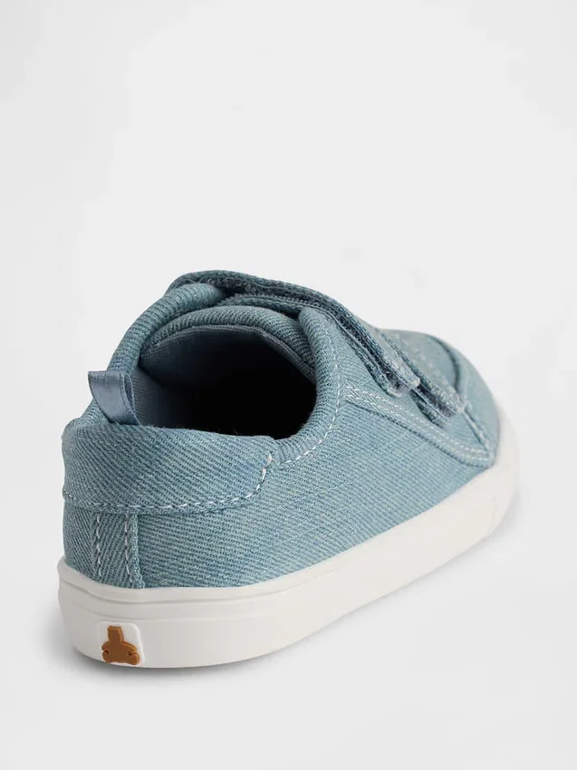 Canvas-jeanssneakers for småbarn