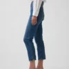 Capri-jeans med høy midje