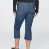 Capri-jeans med høy midje