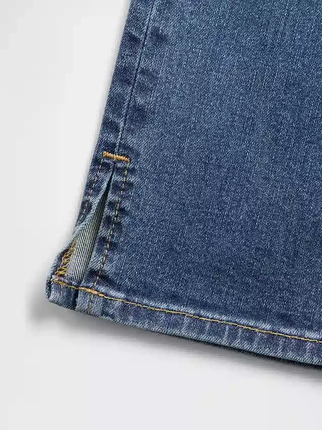 Capri-jeans med høy midje
