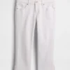 Capri-Jeans med lav midje