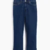 Capri-Jeans med lav midje