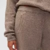 CashSoft bouclé-strikkede gensere med joggebukser