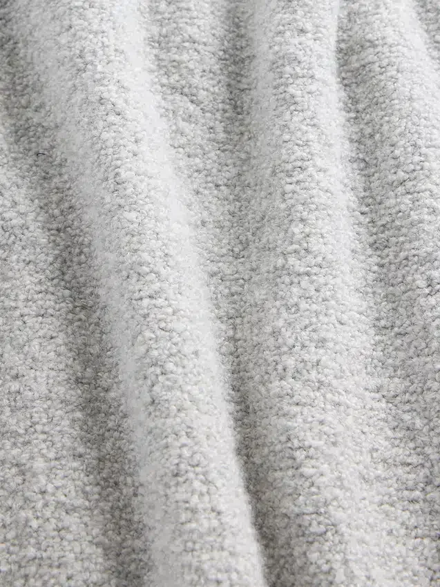 CashSoft bouclé-strikkede gensere med joggebukser