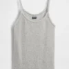 CashSoft bouclé-strikket tank-top