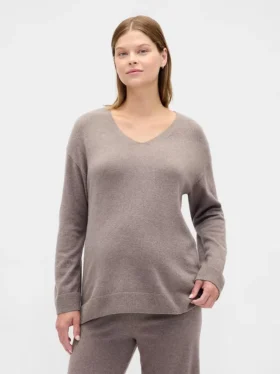CashSoft-genser med V-hals for gravide