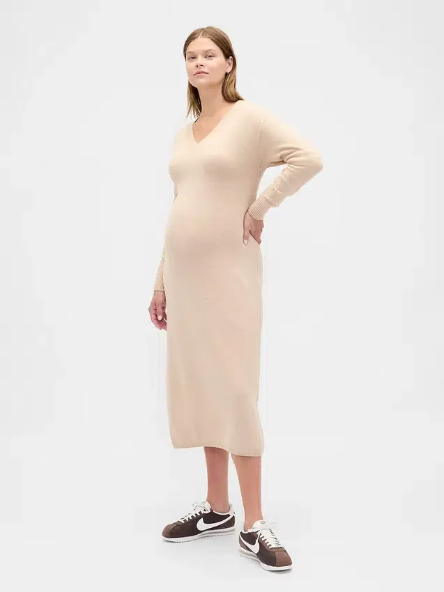 CashSoft-gensere med V-hals for gravide