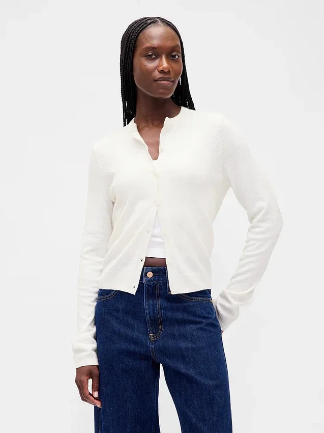 CashSoft kort cardigan