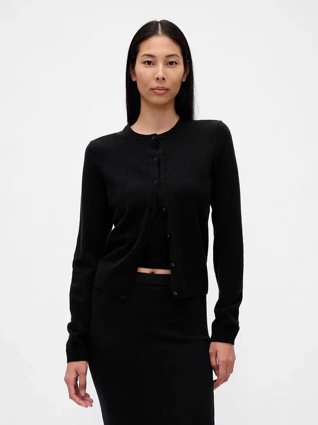 CashSoft kort cardigan