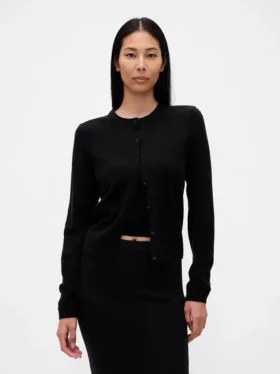 CashSoft kort cardigan
