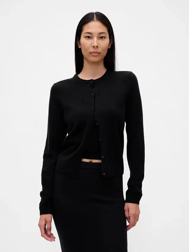 CashSoft kort cardigan