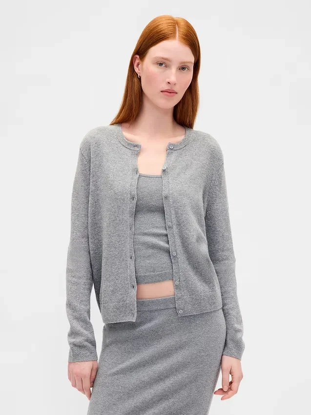 CashSoft kort cardigan