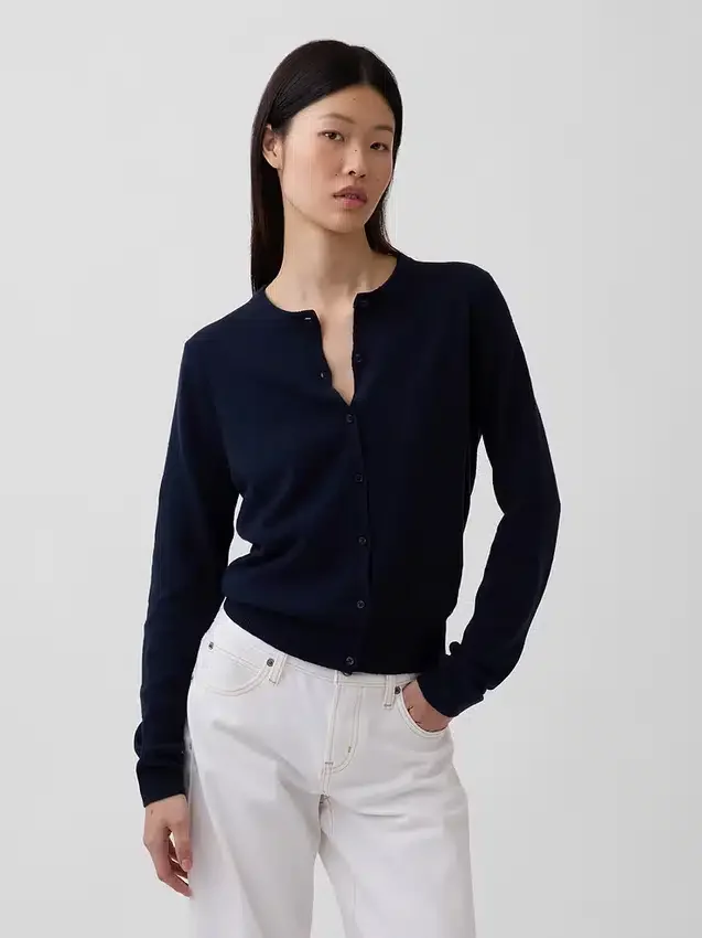 CashSoft kort cardigan