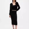 CashSoft kort cardigan