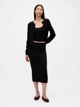 CashSoft kort cardigan
