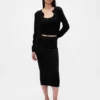 CashSoft kort cardigan