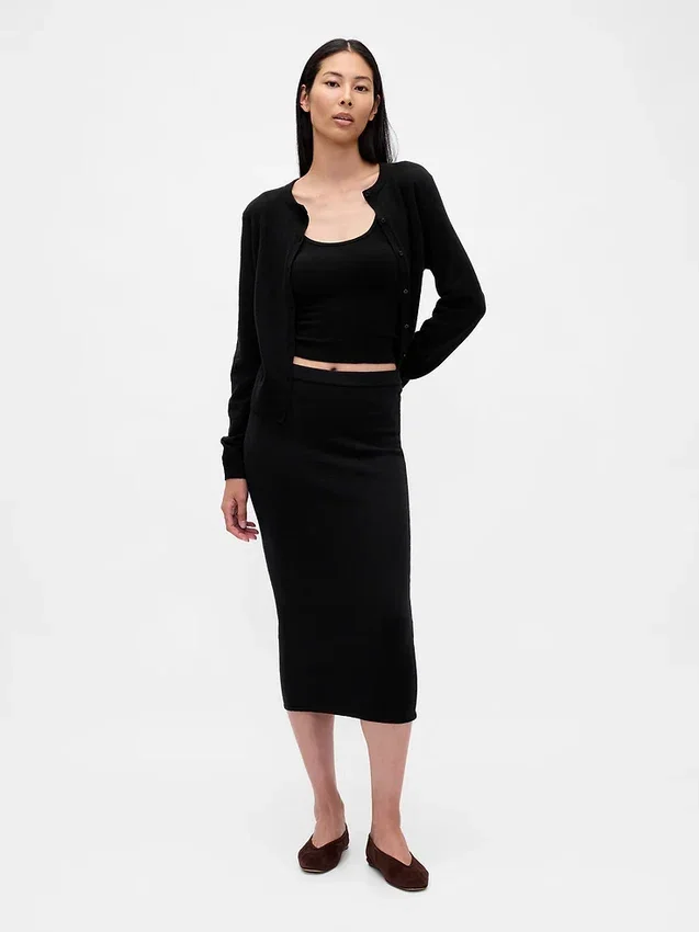 CashSoft kort cardigan