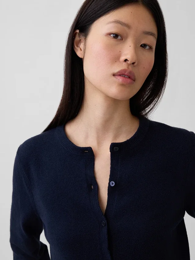 CashSoft kort cardigan