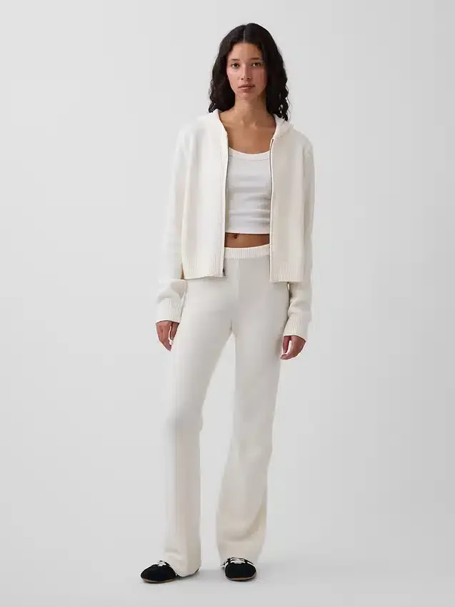 CashSoft oversized genser med V-hals