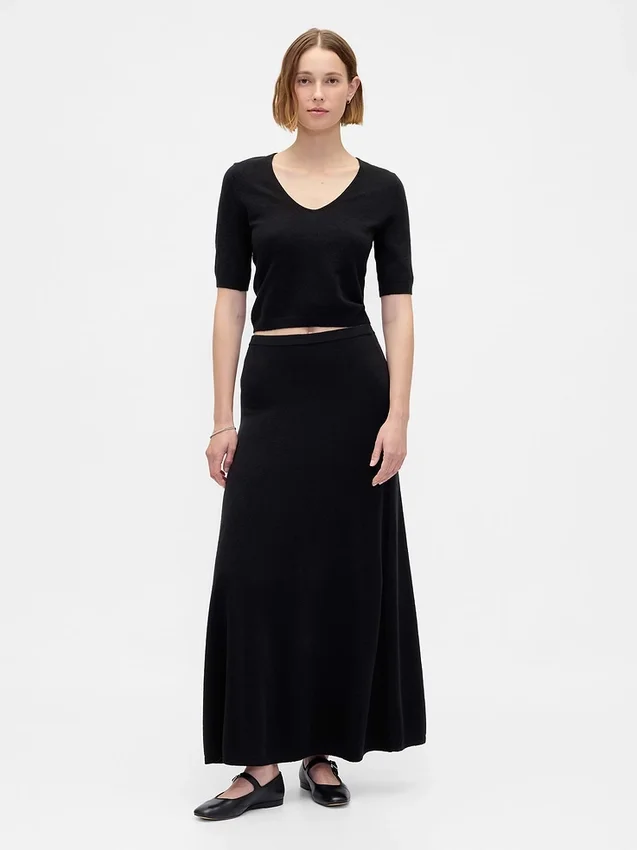 CashSoft maxi-genser-skjørt