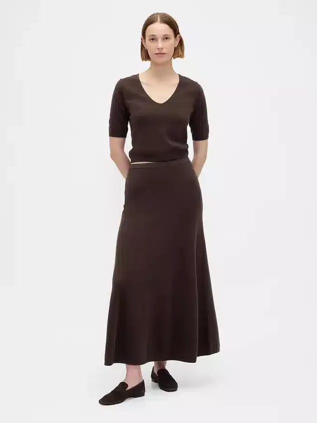 CashSoft maxi-genser-skjørt