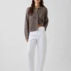 CashSoft oversized cardigan med shaker-masker