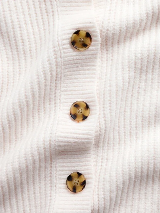 CashSoft oversized cardigan med shaker-masker