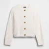CashSoft oversized cardigan med shaker-masker