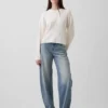 CashSoft oversized genser med flette