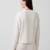 CashSoft oversized genser med flette