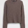 CashSoft oversized genser med flette
