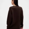 CashSoft oversized genser med V-hals