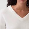CashSoft oversized genser med V-hals