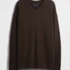 CashSoft oversized genser med V-hals