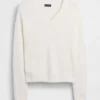 CashSoft oversized genser med V-hals