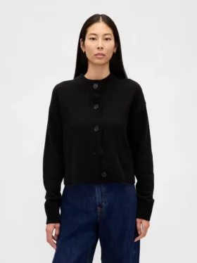 CashSoft oversized grovstrikket cardigan