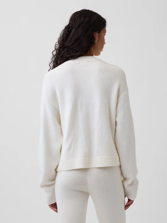 CashSoft oversized grovstrikket cardigan