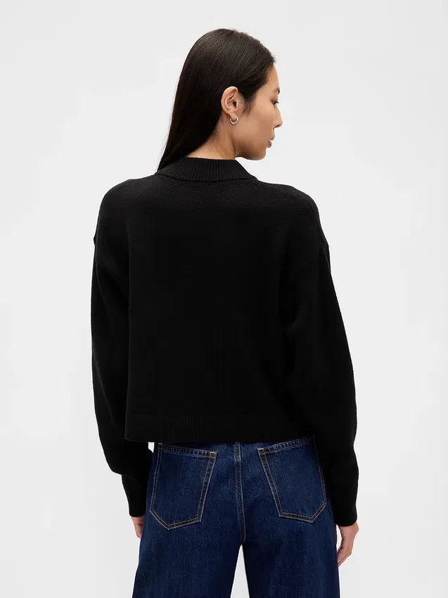 CashSoft oversized grovstrikket cardigan